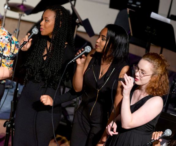 vocal jazz ensemble at University of the Pacific